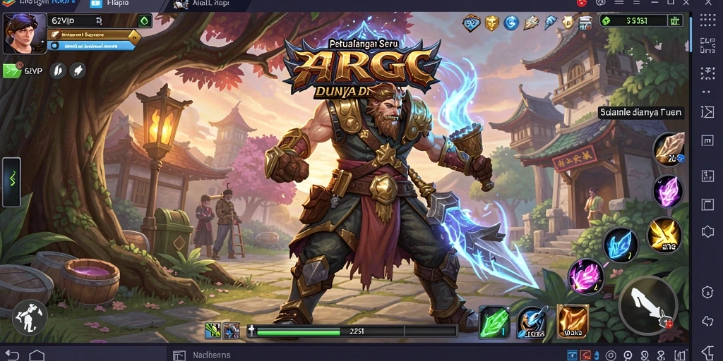 Tampilan gameplay ARPG yang mendebarkan dan grafis menarik.