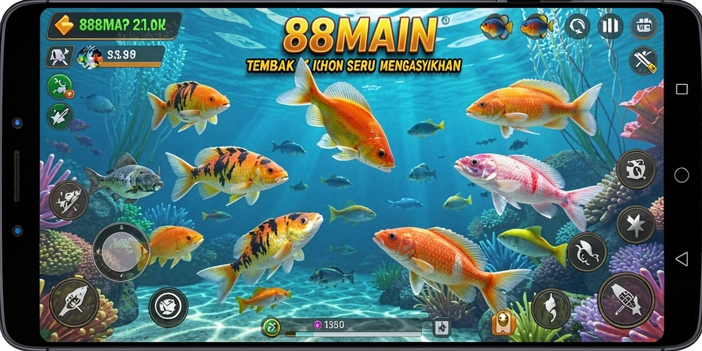 Tangkapan layar gameplay memikat dari 88MAIN dengan grafis menawan.