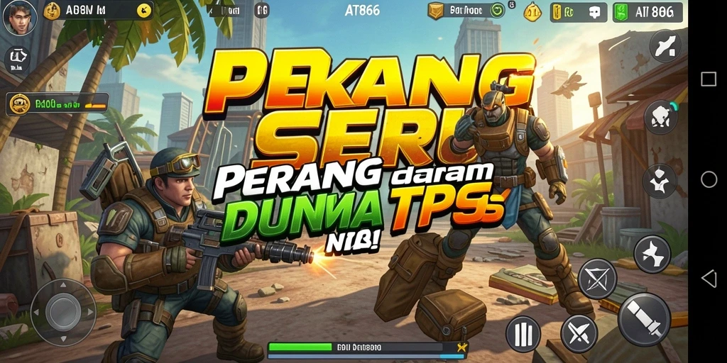 Screenshot menampilkan aksi bermain yang mendebarkan dalam AT866.