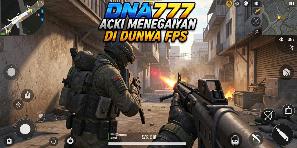 Gameplay DNA777 yang seru dan intens dalam aksi tembak-menembak.