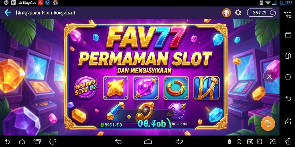 Tampilan utama permainan Slot di FAV77 dengan grafis memukau.