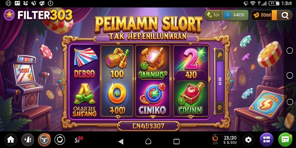 Screenshot utama FILTER303 menampilkan gameplay Slot yang seru dan menarik.