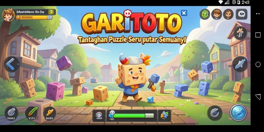 Tampilan gameplay seru dari GARITOTO dengan berbagai teka-teki menarik.