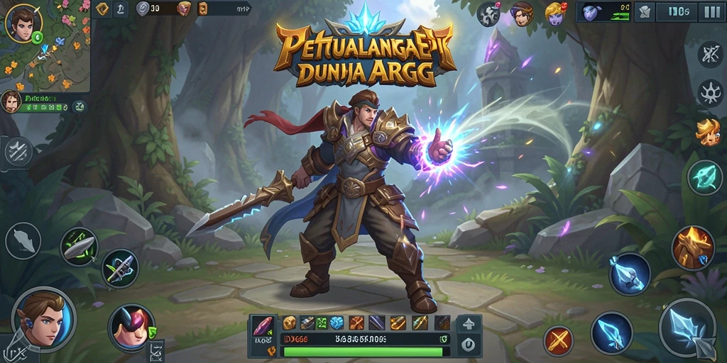 Tampilan gameplay seru di dunia fantasi IDX66.