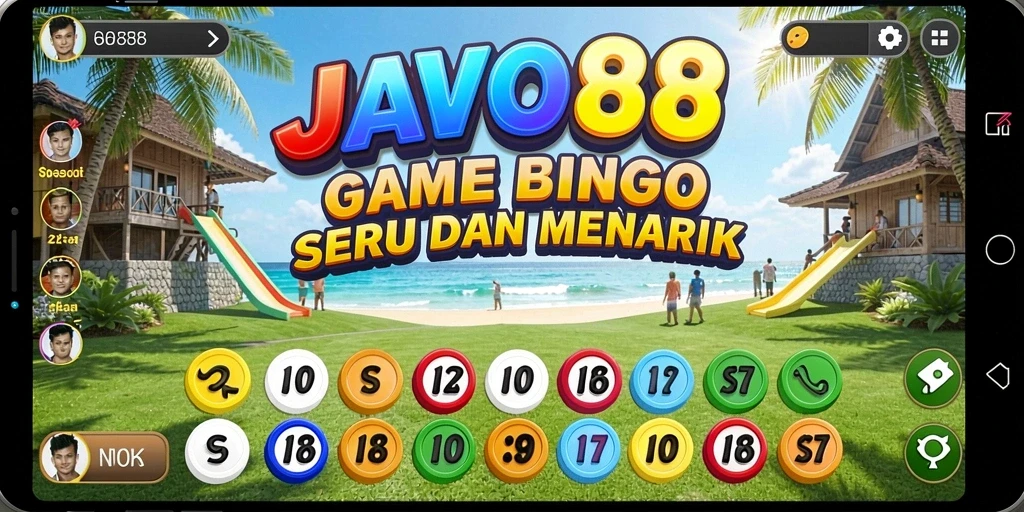Tampilan gameplay Bingo yang seru di JAVO88.