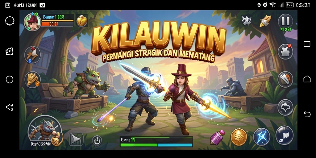 Tampilan seru dari gameplay KILAUWIN dengan strategi mendalam.