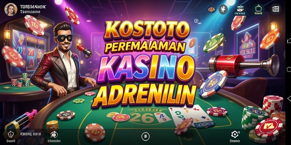 Tampilan permainan Kasino menarik di KOSTOTO.