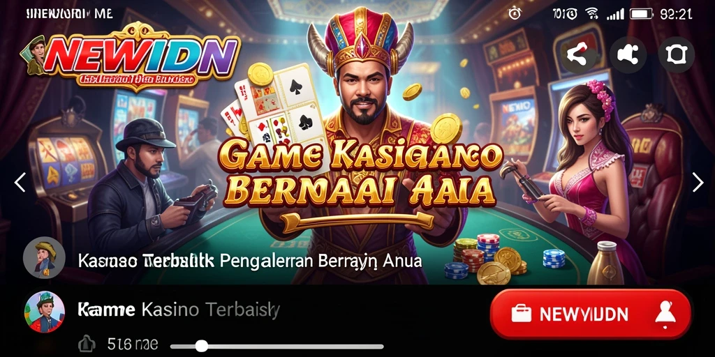 Screenshot gameplay <strong>NEWIDN</strong> menampilkan keseruan permainan Kasino.