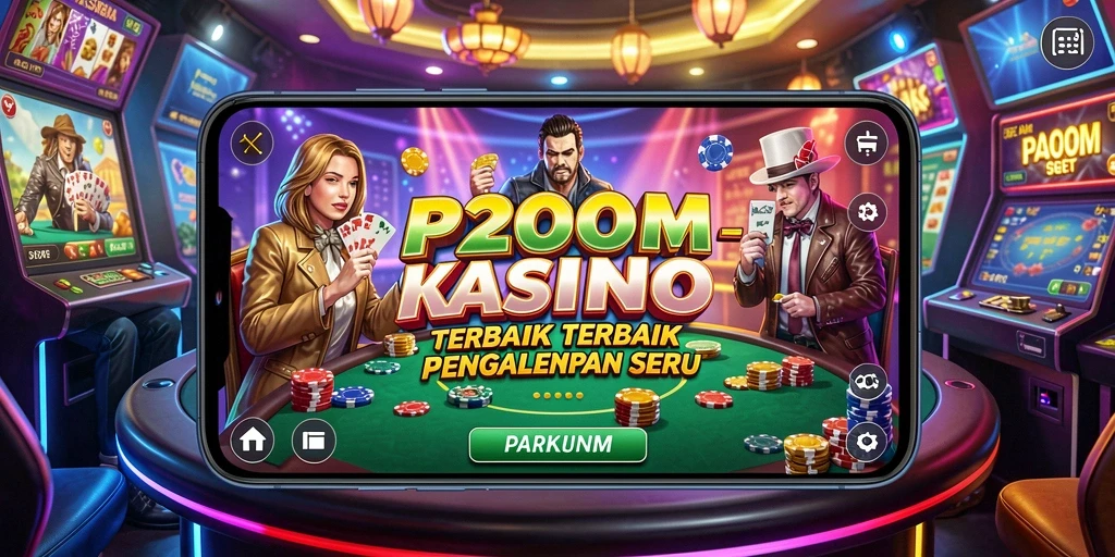 Tampilan gameplay Kasino yang mendebarkan di P200M.