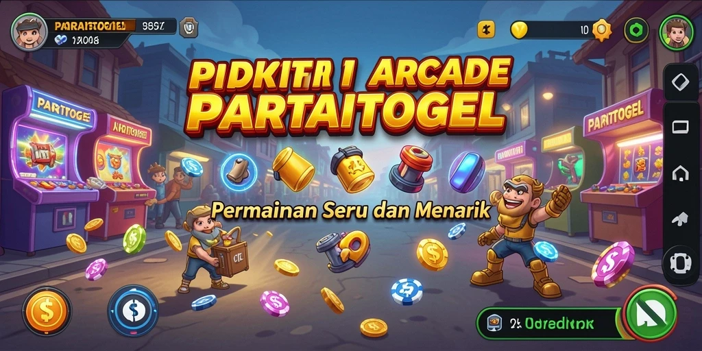 Screenshot utama PARTAITOGEL menampilkan keseruan gameplay Arcade.