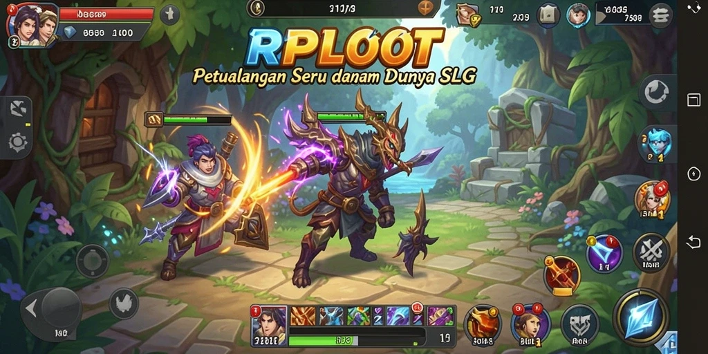 Tampilan gameplay RPLOOT yang seru dan penuh strategi.