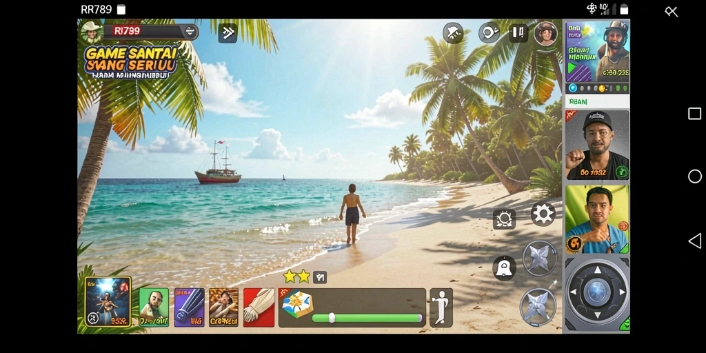 Tampilan gameplay RR789 yang menarik dan menghibur.