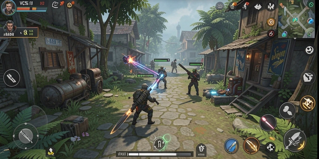Tampilan gameplay VC55 yang dinamis dengan strategi mendalam.