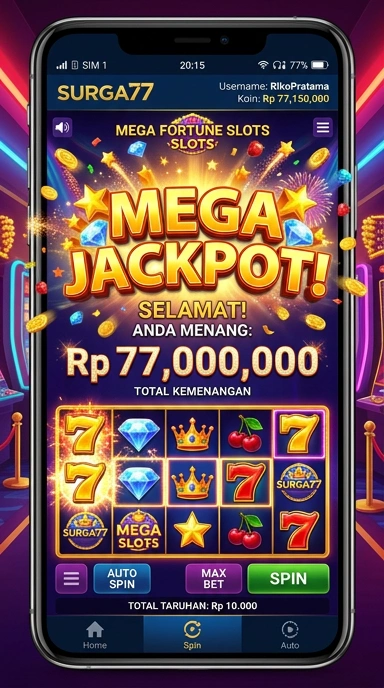 Halaman informasi aplikasi di surga77 lengkap dengan detail dan ulasan.